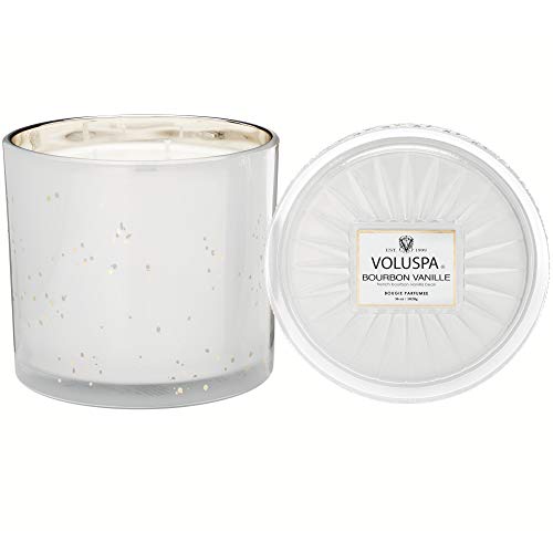 Voluspa Bourbon Vanille 3 Wick Grande Maison Candle, 36 Ounces