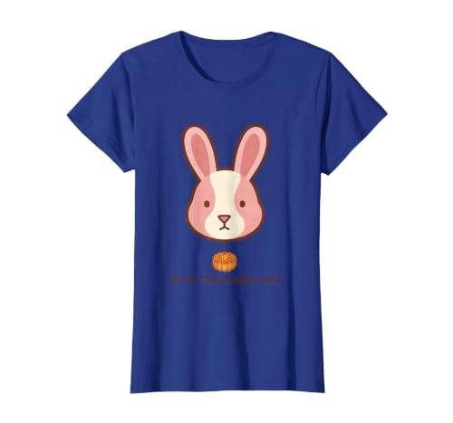 I'm The Moon Rabbit Today Mid Autumn Festival Kids Costume T-Shirt, Women, Royal Blue, Small