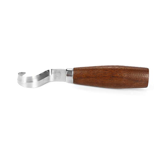 Juego de 2 piezas de acero inoxidable para tallar madera con mangos cómodos 6