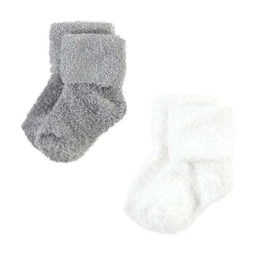 Image of Hudson Baby Baby 8-pack Cotton Rich Newborn and Terry Socks