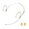 J K MIC-J 060 Earhook Microphone Headworn Microphone Compatible with Shure Bodypack Transmitters