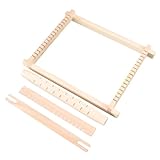 SOIMISS Holzwebrahmen DIY Strickspielzeug Handgefertigte Webmaschine aus Holz für Jungen Mädchen Kreative Bastelset Intellektuelle Entwicklung mit Langlebigem Material und Einfachem