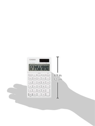 Amazon | カシオ デザイン電卓 手帳タイプ 10桁 SL-Z1000WE-N