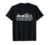 Charleston, South Carolina City Skyline T-Shirt