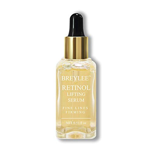 Retinol Serum, BREYLEE Anti Aging Anti Wrinkle Face Serum Vitamin A Retinol with Natural Ingredients for Skin Care Eye Care Fade Lines (17ml, 0.6 Fl Oz)…