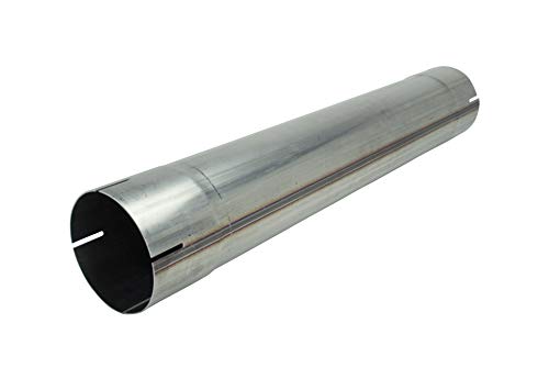 Sinister Diesel 30\" Muffler Delete Pipe – 5\" Inlet, Straight Stainless Steel Muffler Replacement for Diesel Trucks