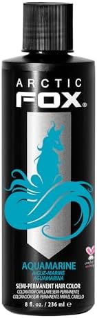 ARCTIC FOX Vegan and Cruelty-Free Semi-Permanent Hair Color Dye (8 Fl Oz, AQUAMARINE)