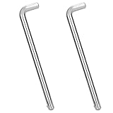 Gosknor 2uds Pasadores Pila Pesas Tipo L, Acero Carbono Diámetro 3/8in Espacio Bloqueo 6in Pasador Extensor Pila Pesas Pasador Selector Pesas Accesorios Equipos Fitness