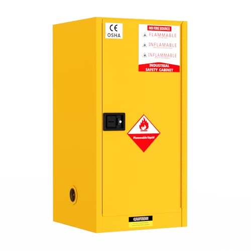 Flammable Safety Cabinet 32 Gal OSHA Compliant
