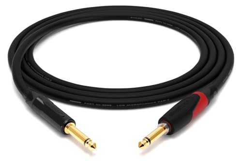 Cable Mogami 3368 guitarra y bajo con jack Neutrik Silent Switch TS HiFi de 3m