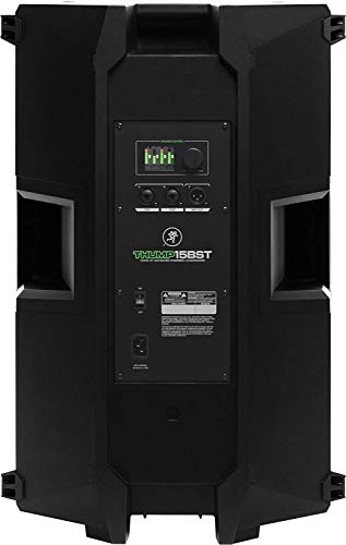 Pair Of Mackie Thump15Bst Boosted -1300W 15" Advanced Powered Loudspeakers With Pair Of Steel Speaker Stand And Pair Of Xlr-Xlr Cable #TOP2