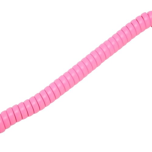 Cyrank Retro Handset, Multifunction Vintage Telephone Handset Old School Cell Phone Old Telephone Headset Handheld Cell Phone Receiver(Pink) by Cyrank - Used condition - Image 7