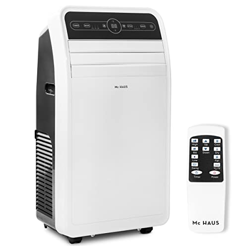 Mc Haus ARTIC-22 - Aire acondicionado portatil y enfriador movil de 9000 BTU/h, clase A, 3 en 1:...