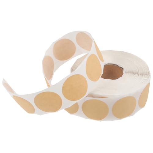 BESTonZON Étiquettes Autocollantes Papier 1 Pouce x 1000 Pièces, Cercles Adhésifs Pratiques pour Tir Sportif, Autocollants Portables Légers pour Entraînement Et Correction Cible