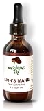 Lions Mane – Lions Mane Mushroom Supplement for Memory, Focus & Clarity – Dual Extract for Best Benefits – Brain Health, Gut Health, Immune Boost – Non-GMO, Gluten Free, Vegan – 2 Fl Oz