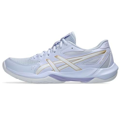 ASICS Women's Gel-Rocket 12 Volleyball Shoes, 9.5, Blue Fade/Champagne