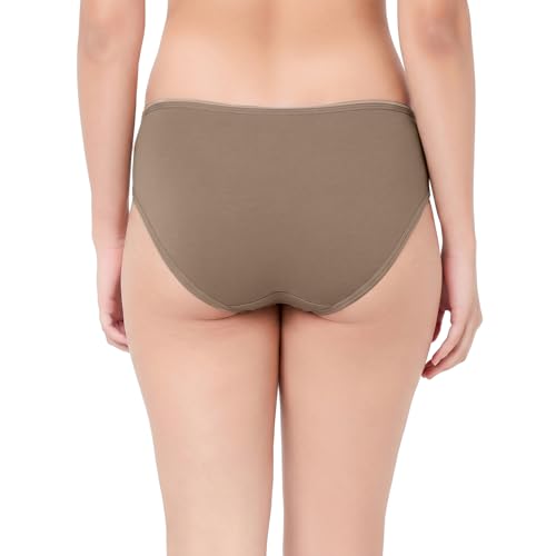 Image of juliet Cotton Hipster Premium Panties Set of 5 Full Coverage Stretchable Fabric