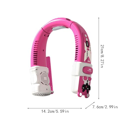 Ventilateur portable de cou pliable pour un rafraîchissement mains libres - 5