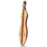 4 corde Mountain Dulcimer F-Hole palissandro con finiture in nichel Hardware