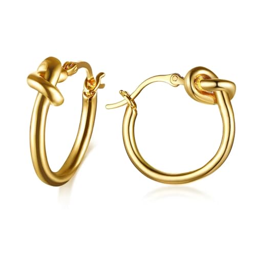 Boucles d'oreilles noted circle au fini minimaliste et design géométrique