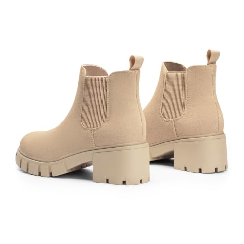 Athlefit Women's Slip on Chelsea Ankle Boots - image 6