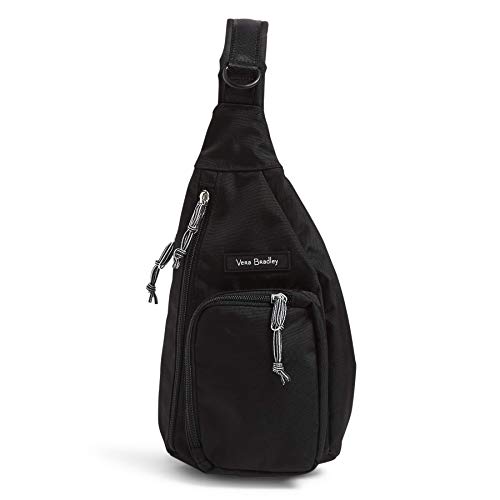 Vera Bradley Lighten Up Mini Sling Backpack, Black