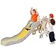 Kinder Rutsche Kinder Rutsche Gartenrutsche Kleinkinderrutsche Kunststoff Pony mit Basketballkorb Abgerundete Ecken & Kanten für Indoor & Outdoor