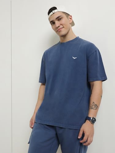 Image of Nobero Oversized Co-ord Set for Men |Cargo Shorts Co ord Set for men | Oversized Fit | Cargo Pockets | Matching Top & Shorts | Casual & Streetwear