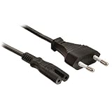 El tipo de seccion es 0.75 mm Cable de alimentacion IEC-320-C7 (0,50 Metros, Negro)