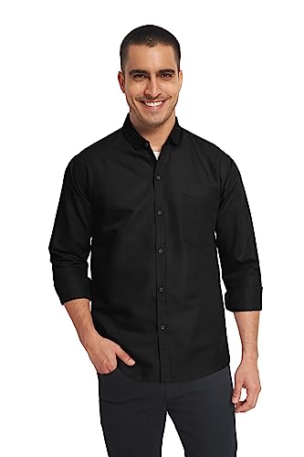 Image of SWADESI STUFF Ragular Fit Full Sleev Solid Casual Regular Fit Shirt For Men