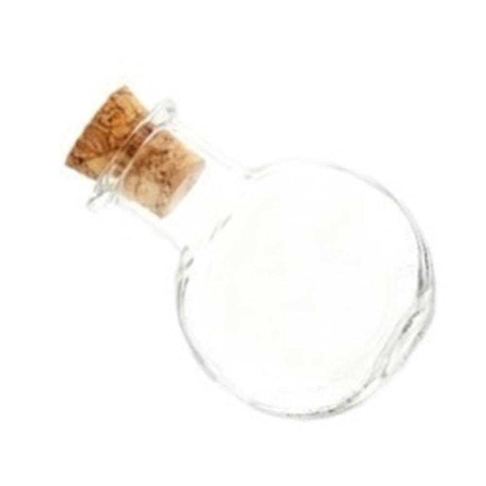 GOCENJIU Small Storage Vial 10pcs Transparent Small Borosilicate Glass Bottles with Cork, Decoration Drift Bottle Mini Empty Jars