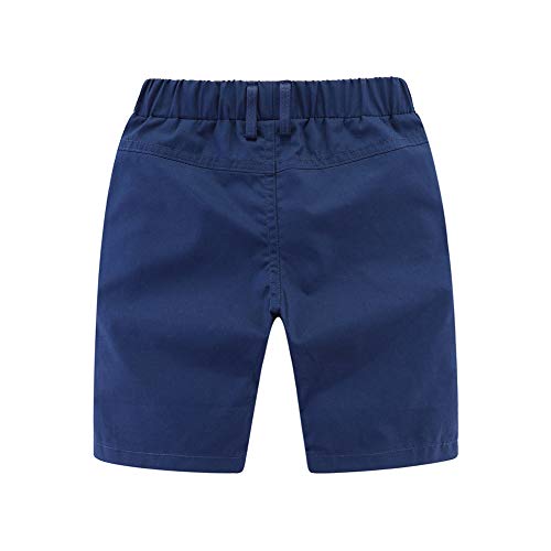 Image of Mud Kingdom Woven Short Sets for Boys Summer Holiday Outfits Casual Short Sleeve