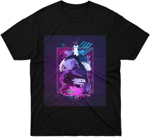 YHBBKNBCFGD T-Shirt Rain World Gift for Men Modern Sleeve Graphic Unisex Design Friend Family Multicoloured(Medium)