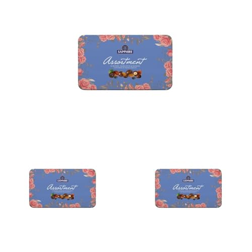 Image of Sapphire Chocolate Coated Nuts - Assorted - Almond, Hazelnut & Raisins, 175g | Chocolates Gift Pack for Christmas | Chocolate Nuts Gift Hampers (Pack of 3)