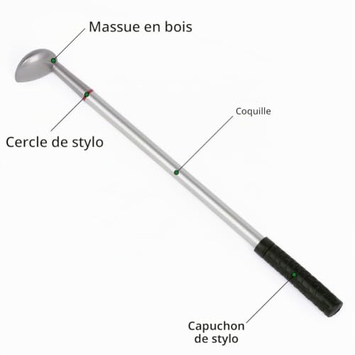 OSDUE Stylos à Bille de Golf Coffret, Mini Clubs de Golf en Métal Créatifs Drôle Stylo Souvenir d'un Parcours Stylos Cadeaux pour Hommes Femmes ou Adolescent Cadeau de Fête des Pères – vue 4