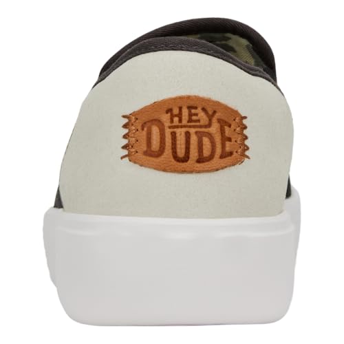 HEYDUDE Unisex-Adult Sunapee Craft Shoes, Perf Leather Black, 7 Women/5 Men3