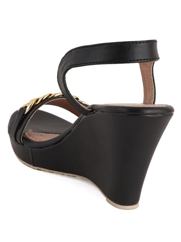 Image of IKAGI Comfortable High Heel Wedges Sandals For Women