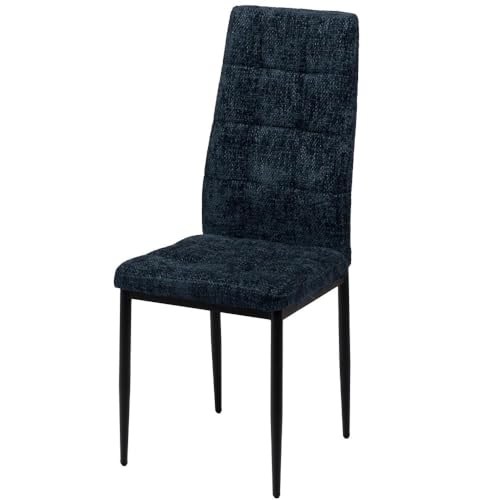 Amadeus - Chaise Zurick Bleue (Lot de 2)