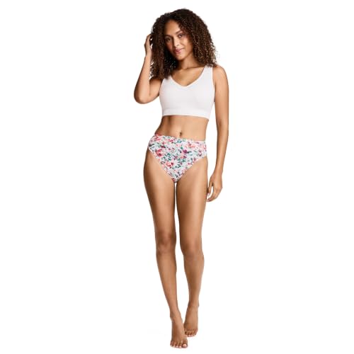 Image of Jockey Women's Underwear Plus Size 100% Cotton Elance French Cut - 3 Pack