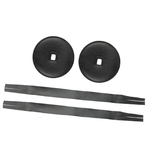 Leather Cymbal Straps with Pads (2 Pieces)