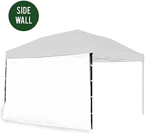 Punchau Canopy Sidewall Kit - Sidewalls for Pop Up Canopy Tent, 10 x 10 Feet - with or Without Door - 5 Colors to Choose from! (Sidewall Attachment, White - Sidewall)