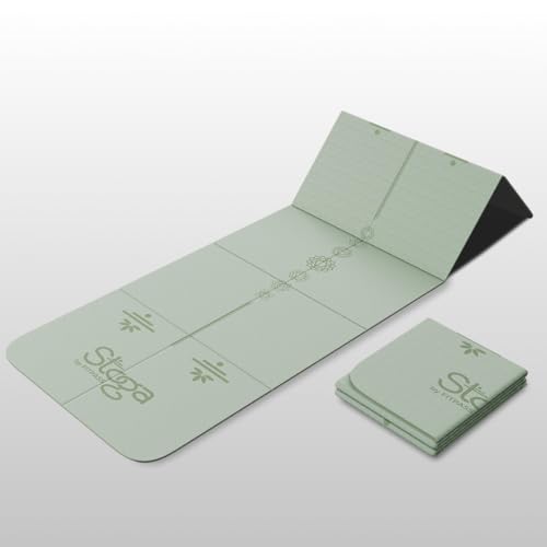 Stoga Origami Foldable 6mm Yoga Mat | Non-Slip | Mat for Men & Wo...