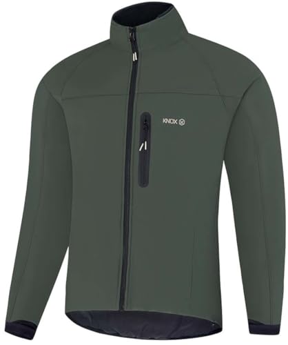 Knox Dual Pro 3in1 wasserdichte Motorrad Textiljacke, grün, S