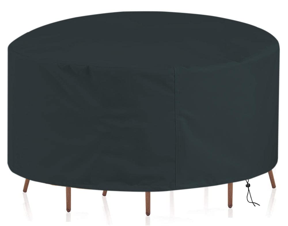 7-delige Buiten Eettafelset Voor 6 Personen. In HDPE Rotan En Acaciahout 1 Tafel 6 Stoelen Voor Tuin Of Terras Bruin