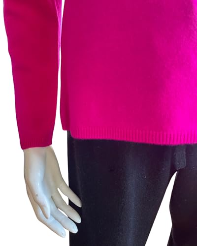 Image of 100% Cashmere Long Sleeve Pullover V Neck Sweater. Comfort, Luxury,Soft Silky Texture. Essential Classic Pullover