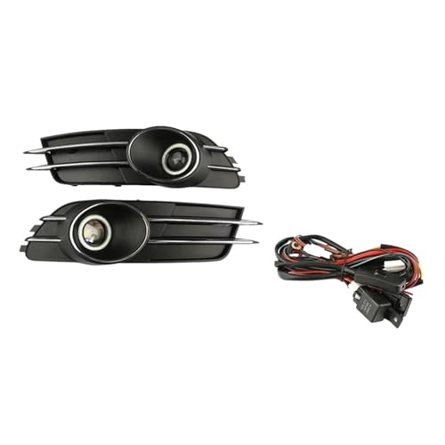 Caches Phares Antibrouillard Avant Finition Premium pour Pare-Choc A6 C7