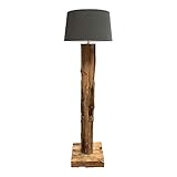teak lampe Die Stehlampe ROUND von das möbelwerk ist hergestellt aus einer aufbereiteten Teakholz Baumwurzel.