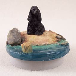 Conversation Concepts Miniature Cocker Spaniel Black Candle Topper Tiny One 