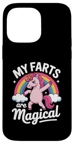 Funny My Farts Are Magical Saying Rainbow Unicorn fB[X Y X}zP[X iPhone 14 Pro Max p