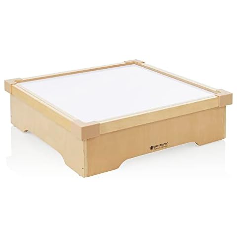 Guidecraft LED Tabletop Lightbox: Kids Learning and Educational Accessory, Build, Play, and Display Building Blocks Cover